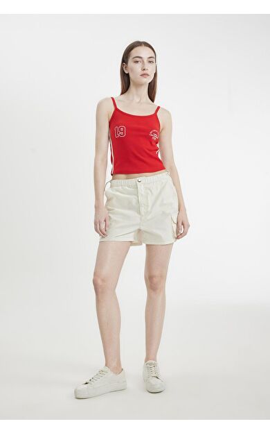 DeFacto DeFactoFit Coool Regular Fit Normal Bel Kısa Paça Gabardin Şort A3688AX24HSER232