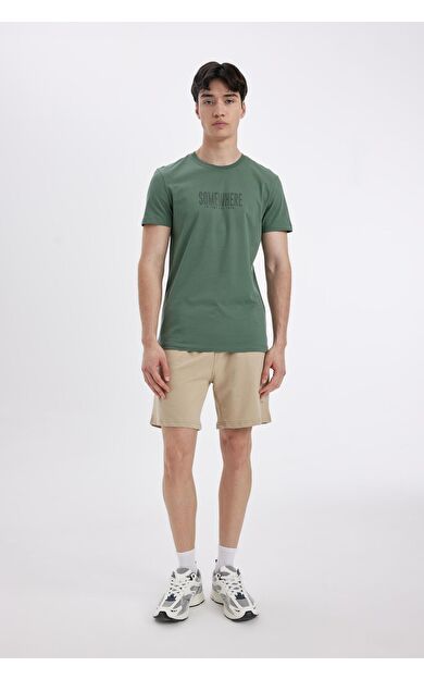 DeFacto DeFactoFit Slim Fit Dar Paça Şort A3893AX24HSBG732