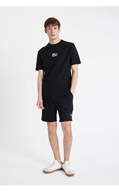 DeFacto DeFactoFit Slim Fit Dar Paça Şort A3893AX24HSBK81