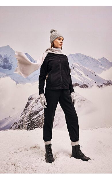 DeFacto Standart Fit Çift Cepli Jogger Polar Eşofman Altı