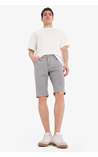 Slim Fit Dar Kesim Jean Bermuda A4802AX25SMNM55