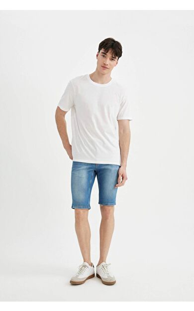 Skinny Fit Jean Bermuda