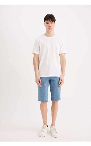 Regular Fit Jean Bermuda A4805AX24SMNM39