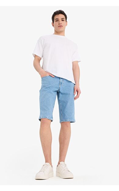 DeFacto Regular Fit Jean Bermuda Şort A4805AX25SMNM39