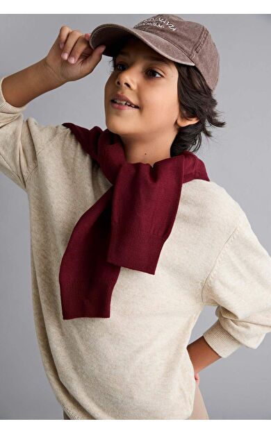 DeFacto Erkek Çocuk Bisiklet Yaka Triko Kazak A4992A825WNER123