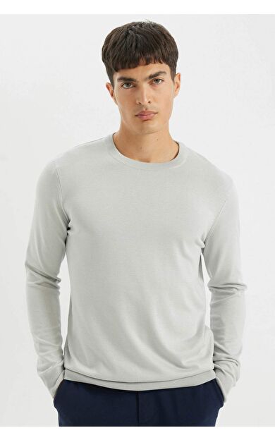 DeFacto DeFactoFit Regular Fit Bisiklet Yaka Kazak A5268AX24AUGR192