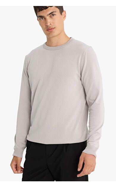 DeFacto Regular Fit Bisiklet Yaka Triko Kazak A5268AX25AUGR192