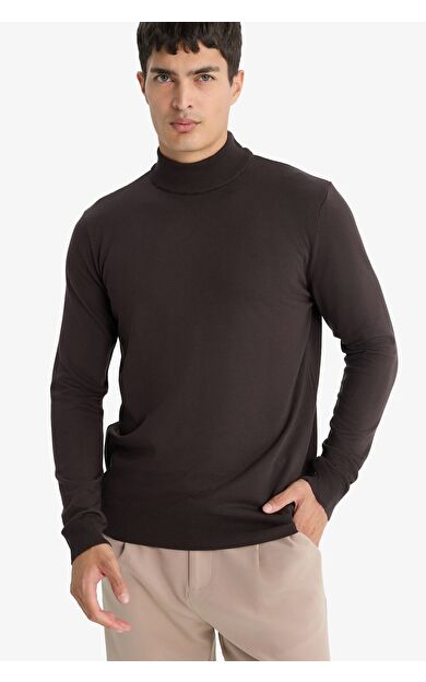 DeFacto Regular Fit Balıkçı Yaka Premium Triko Kazak