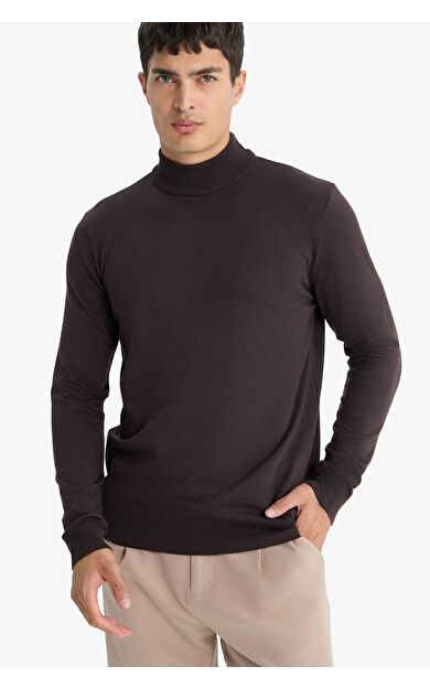 DeFacto Regular Fit Balıkçı Yaka Premium Triko Kazak