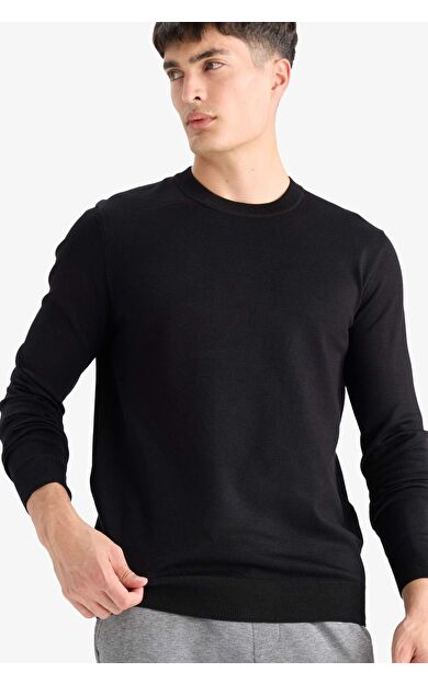 DeFacto Regular Fit Bisiklet Yaka Triko Kazak