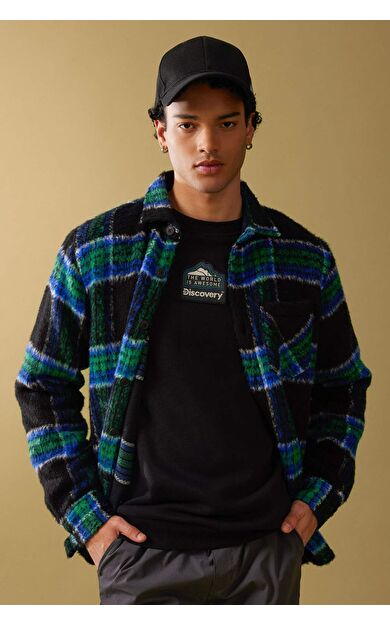 DeFacto Regular Fit Polo Yaka Gömlek Ceket