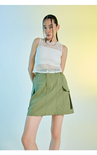 DeFacto DeFactoFit Coool Fitted Mesh Atlet Ekru