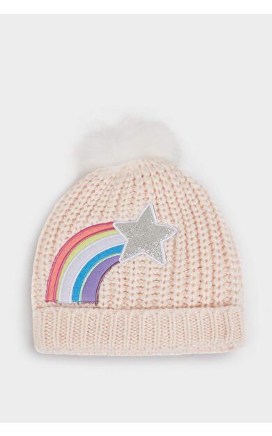 Kız Çocuk 3D Triko Bere