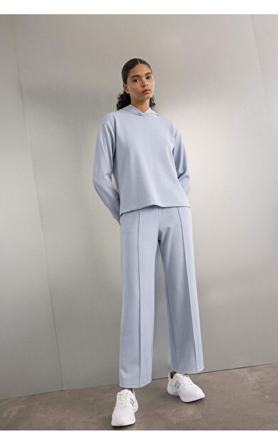 DeFactoFit Standart Fit Geniş Paça Skuba Dalgıç Kumaş Eşofman Altı A5628AX24AUBE748