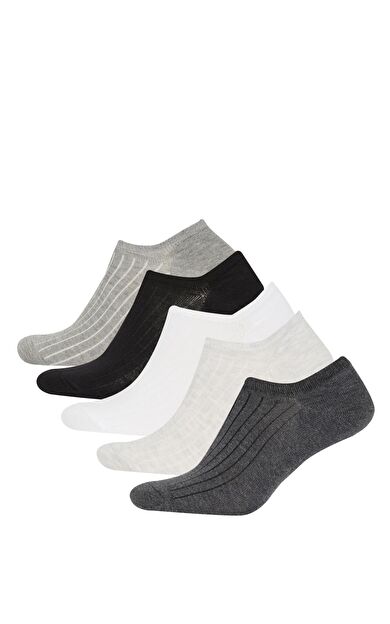DeFacto Erkek 5'li Pamuklu Sneaker Çorap A6103AXNSKR1