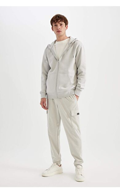 DeFacto DeFactoFit Regular Fit Kargo Cepli Eşofman Altı A6209AX24AUGR437