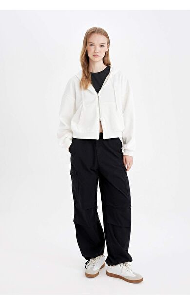 DeFacto Coool Paraşüt Normal Bel Poplin Pantolon A6266AX24AUBK27