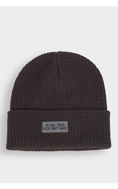 Erkek Etiket Baskılı Triko Bere A6632AX25WNAR4