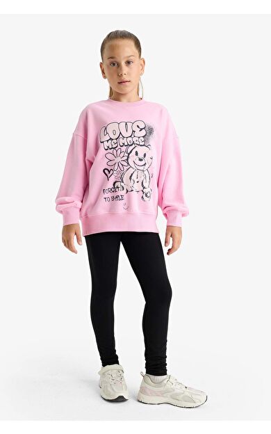 DeFacto Kız Çocuk Uzun Boy Tayt A6907A825AUBK81