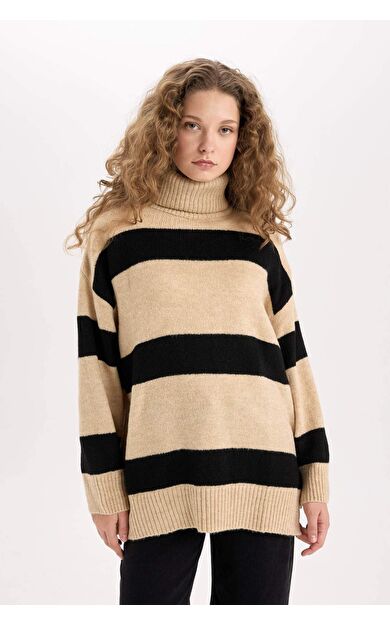 DeFacto Relax Fit Balıkçı Yaka Tunik