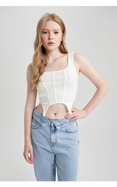 DeFacto DeFactoFit Coool Fitted Fitilli Kaşkorse Atlet A8762AX23SMWT32