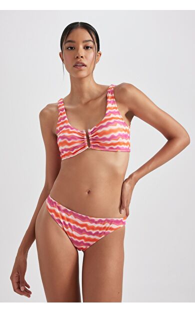 DeFacto Fall in Love Regular Fit Desenli Bikini Alt