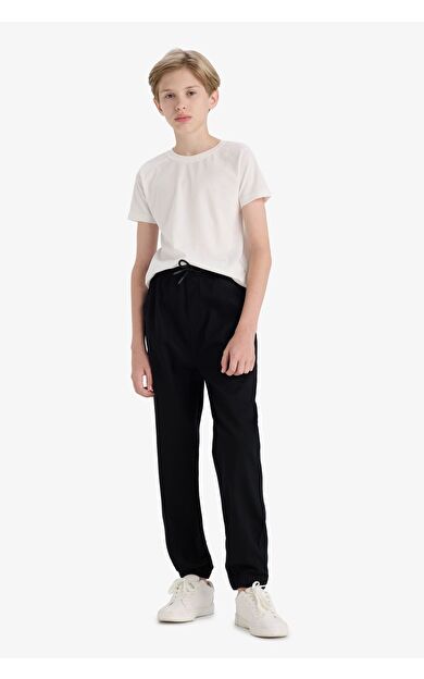 DeFacto Erkek Çocuk Jogger Fit Jogger Paça Gabardin Pantolon