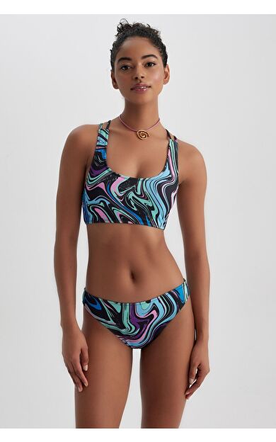 DeFacto Fall in Love Regular Fit Batik Bikini Alt