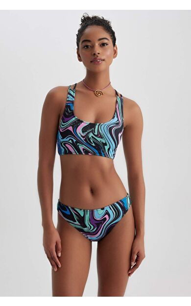 DeFacto Fall in Love Regular Fit Batik Bikini Alt