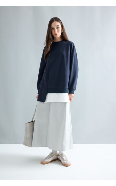 DeFacto A Kesim Gabardin Maxi Etek