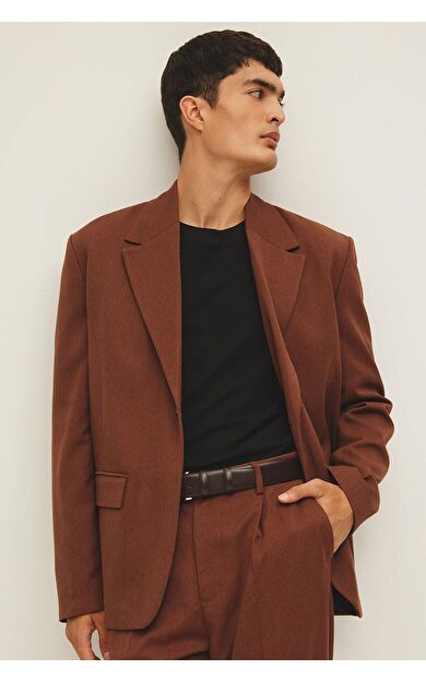 DeFacto Relax Fit Astarlı Blazer