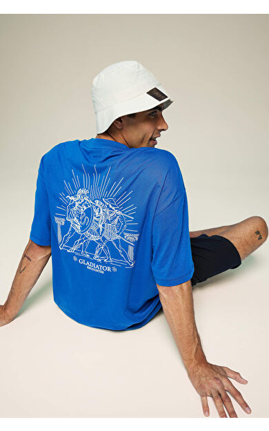 DeFacto Oversize Fit Bisiklet Yaka Tişört
