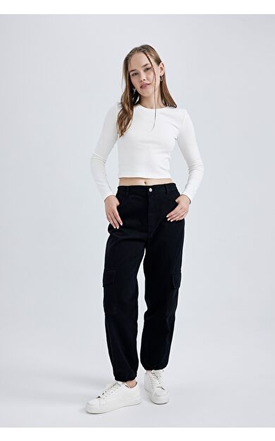 DeFacto DeFactoFit Coool Kargo Jogger Gabardin %100 Pamuk Pantolon