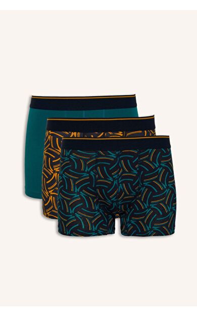 DeFacto Regular Fıt Baskılı 3'lü Boxer