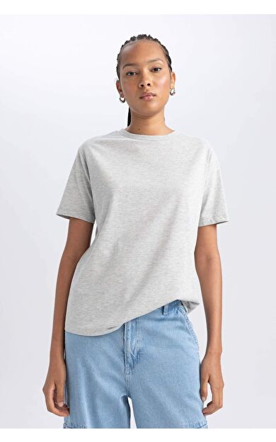 DeFacto Regular Fit Kısa Kollu Tişört B0642AXNSGR210