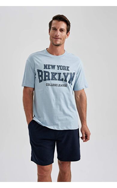 DeFacto Regular Fit Bisiklet Yaka Kısa Kollu Tişört B0656AXNSBE524