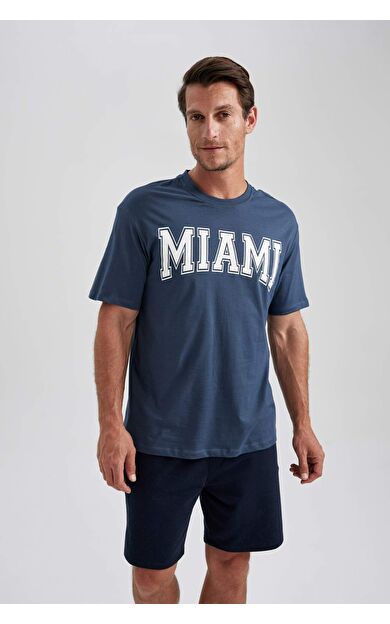 DeFacto Regular Fit Bisiklet Yaka Kısa Kollu Tişört B0656AXNSIN137