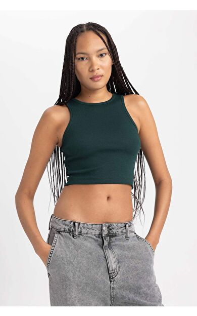 DeFacto Fitted Halter Yaka Atlet B0658AXNSGN768