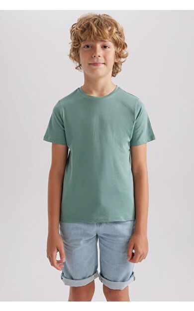 DeFacto Erkek Çocuk Regular Fit Kısa Kollu Tişört B0667A8NSGN488