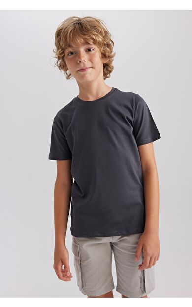 DeFacto Erkek Çocuk Regular Fit Kısa Kollu Tişört B0667A8NSGR499