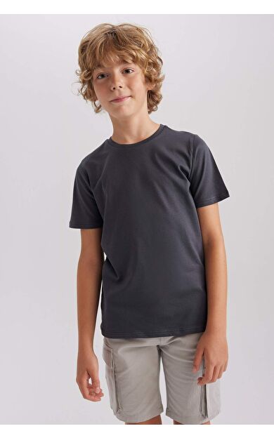 DeFacto Erkek Çocuk Regular Fit Kısa Kollu Tişört B0667A8NSGR499