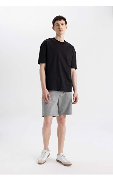 DeFactoFit Slim Fit Fermuar Cepli Şort B0799AX24SMGR210