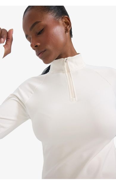 DeFacto DeFactoFit Standart Fit Dik Yaka Sporcu Uzun Kollu Tişört B0811AX25AUER105