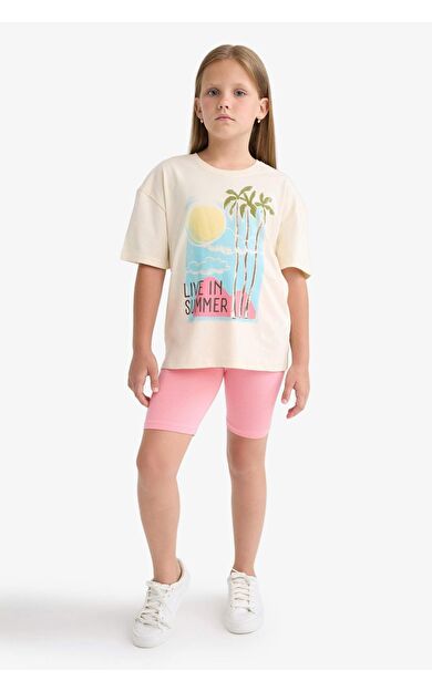 DeFacto Kız Çocuk Biker Tayt B0843A825HSPN323