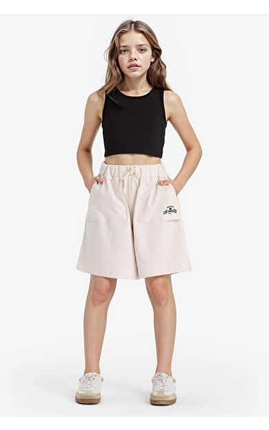 DeFacto Kız Çocuk Beli Lastikli Basic Düz Şort B0847A825HSER85