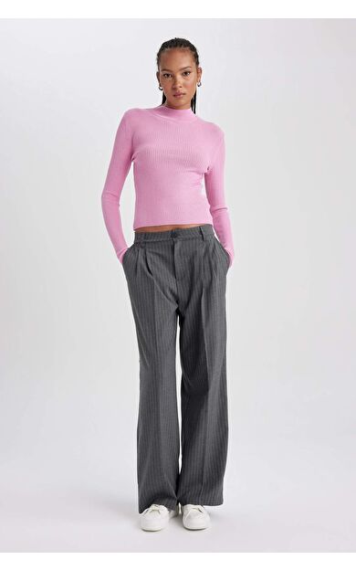 DeFacto Wide Leg Çift Cepli Standart Pantolon