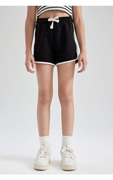 DeFacto Kız Çocuk Regular Fit Sweatshirt Kumaşı Şort B0911A8NSBK81