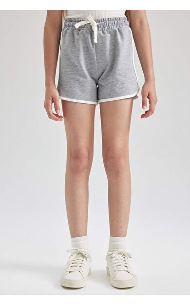 Kız Çocuk Regular Fit Sweatshirt Kumaşı Şort B0911A8NSGR98