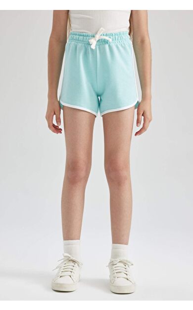 Kız Çocuk Regular Fit Sweatshirt Kumaşı Şort B0911A8NSTR203