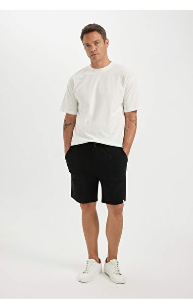 DeFactoFit Slim Fit Esnek Belli Şort